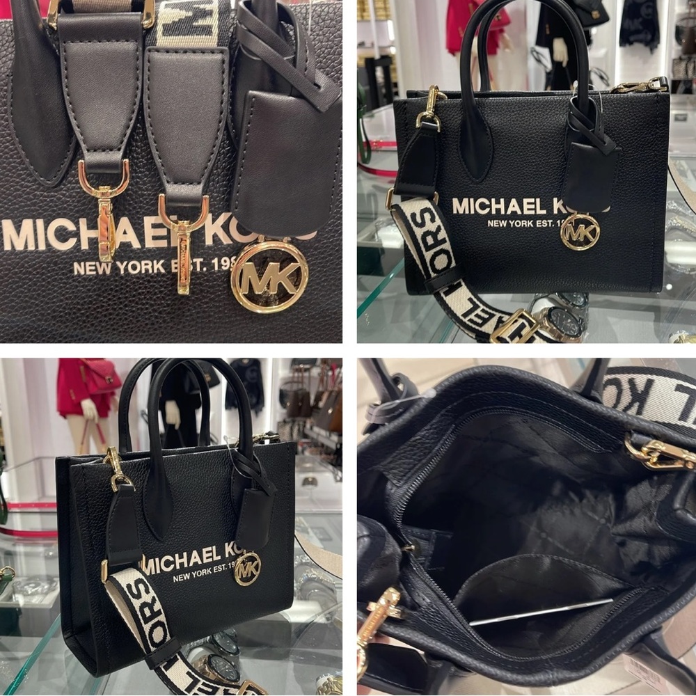 MICHAEL KORS
Mirella Small Pebbled Leather Crossbody Shopper Tote Bag
NWT - Picture 7 of 16
